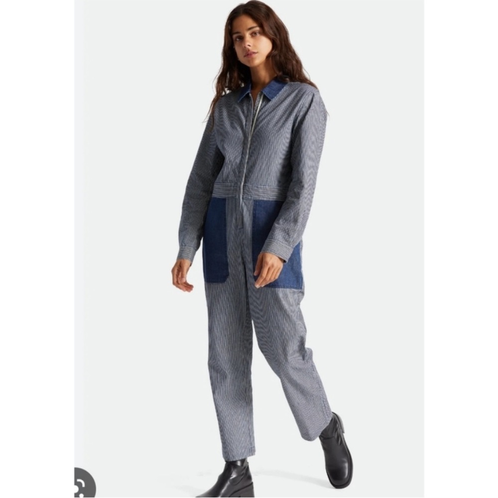 Brixton Mersey Coverall-Railroad Stripe S